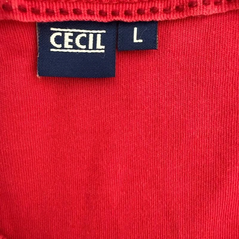 👕Cecil women's t-shirt size L red short sleeves round neck regular fit – photo 2